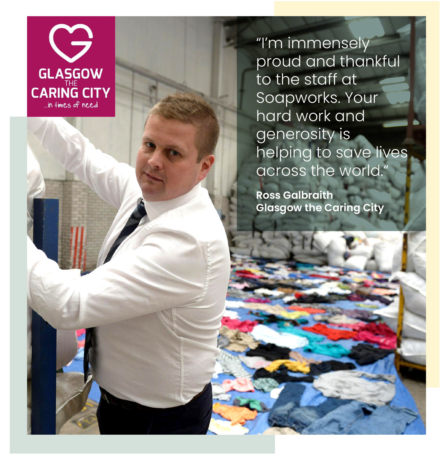 Glasgow the Caring City founder Ross Galbraith