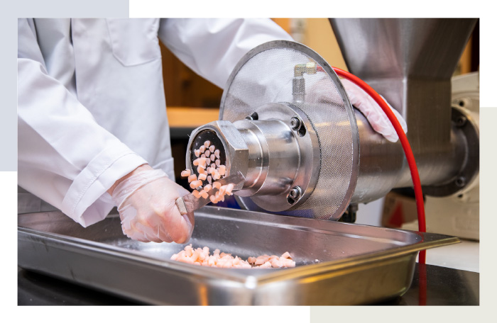 NPD-Lab-Production NPD lab production and soap being cut