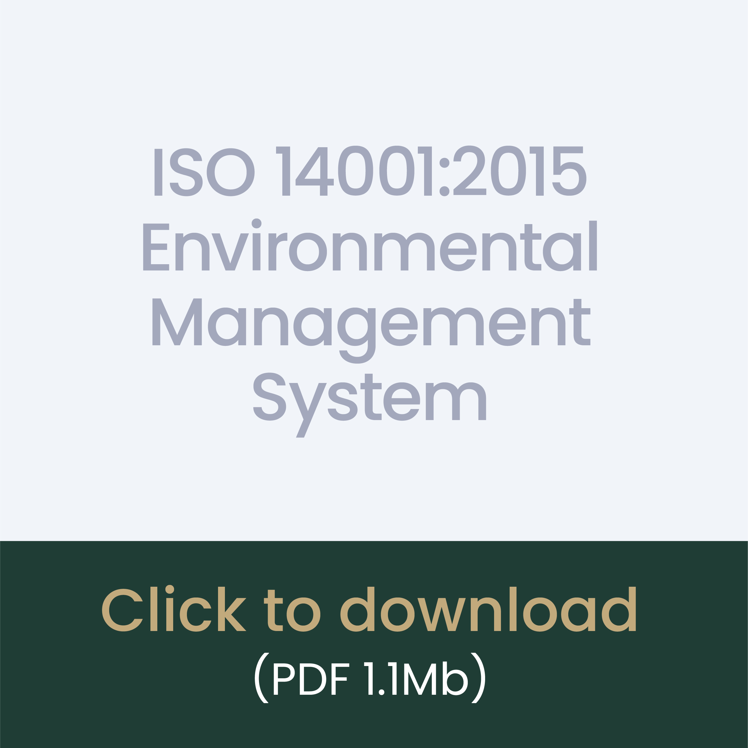 ISO 14001:2015 Environmental Management System download link