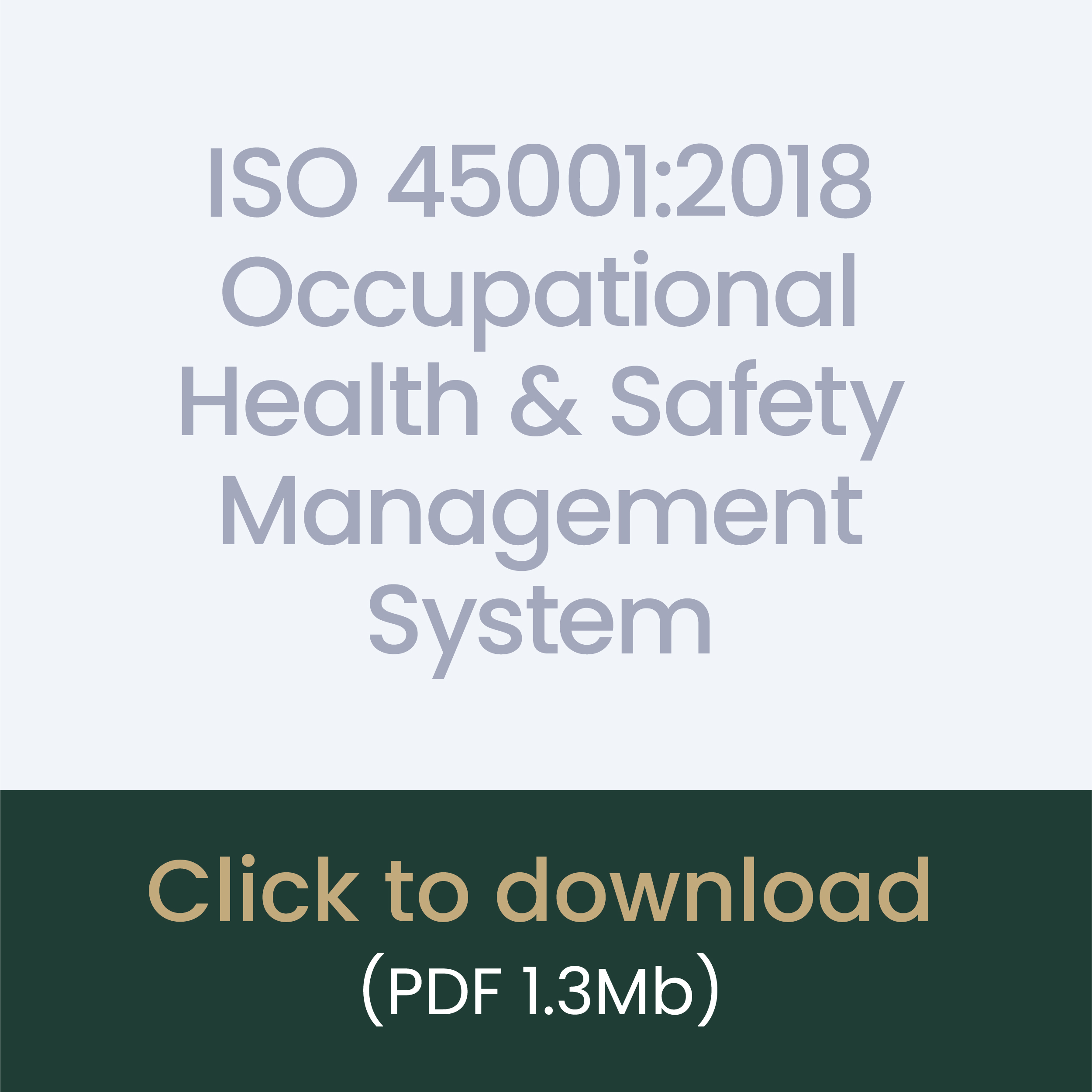 ISO 45001:2018 Occupational Health & Safety Management System download link